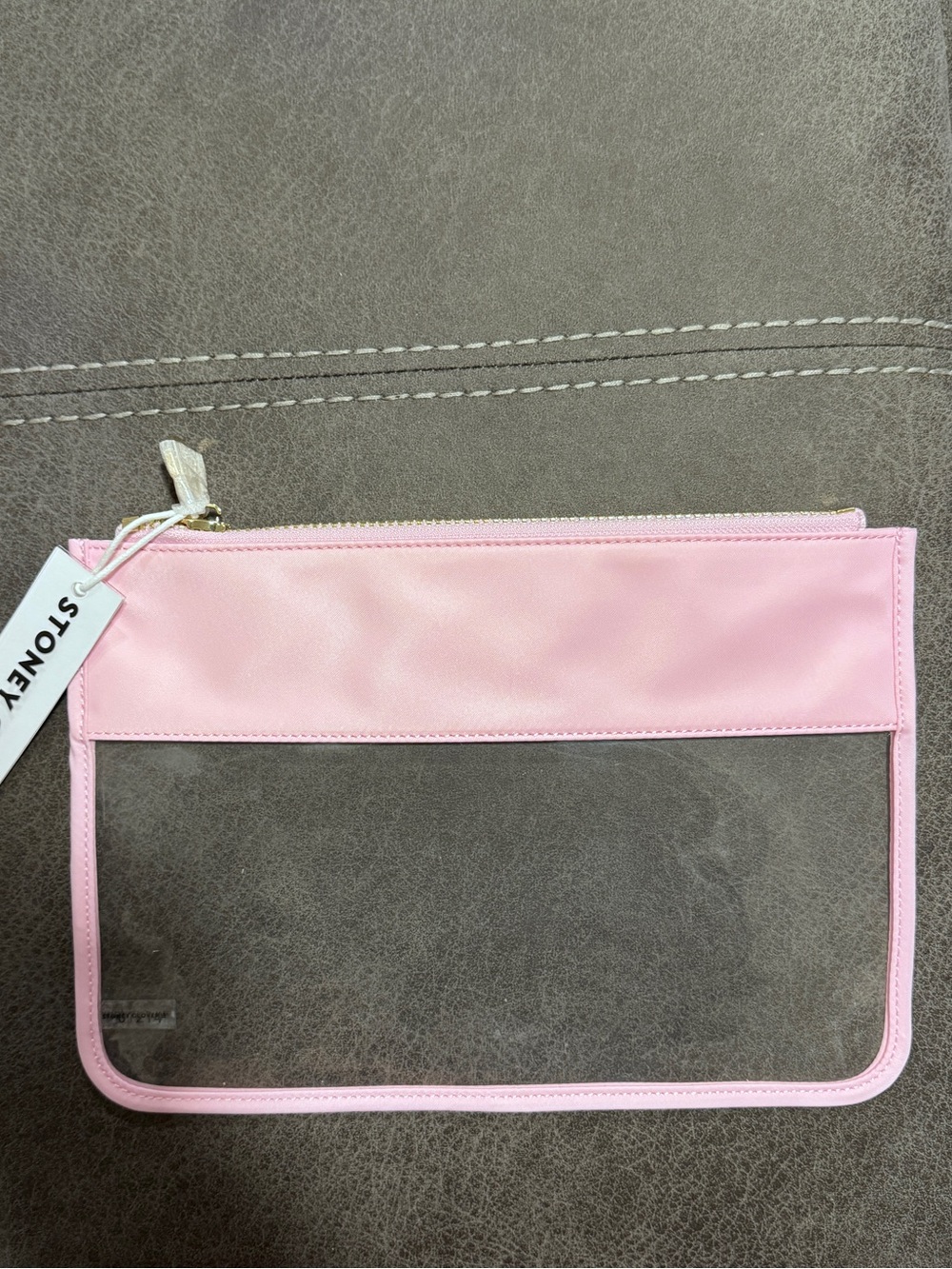 Stoney Clover Lane Clear Flat Pouch NWT